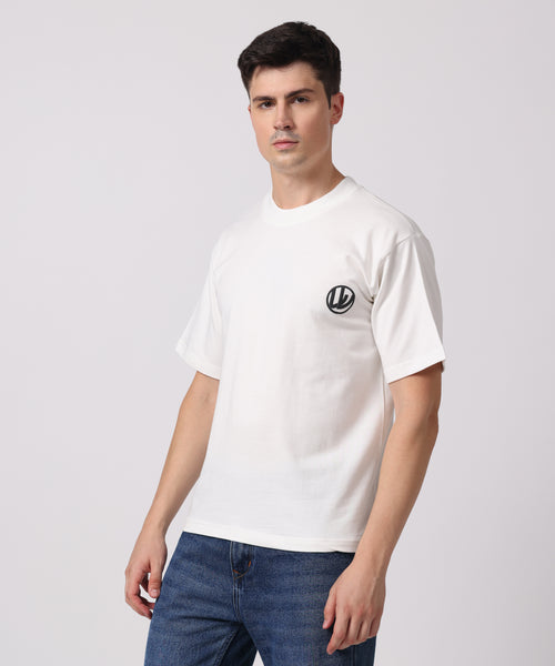 Dragon Graphic Oversized T-Shirt – White | Streetwear Edition